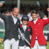 The top 3, Burghley © Trevor Holt